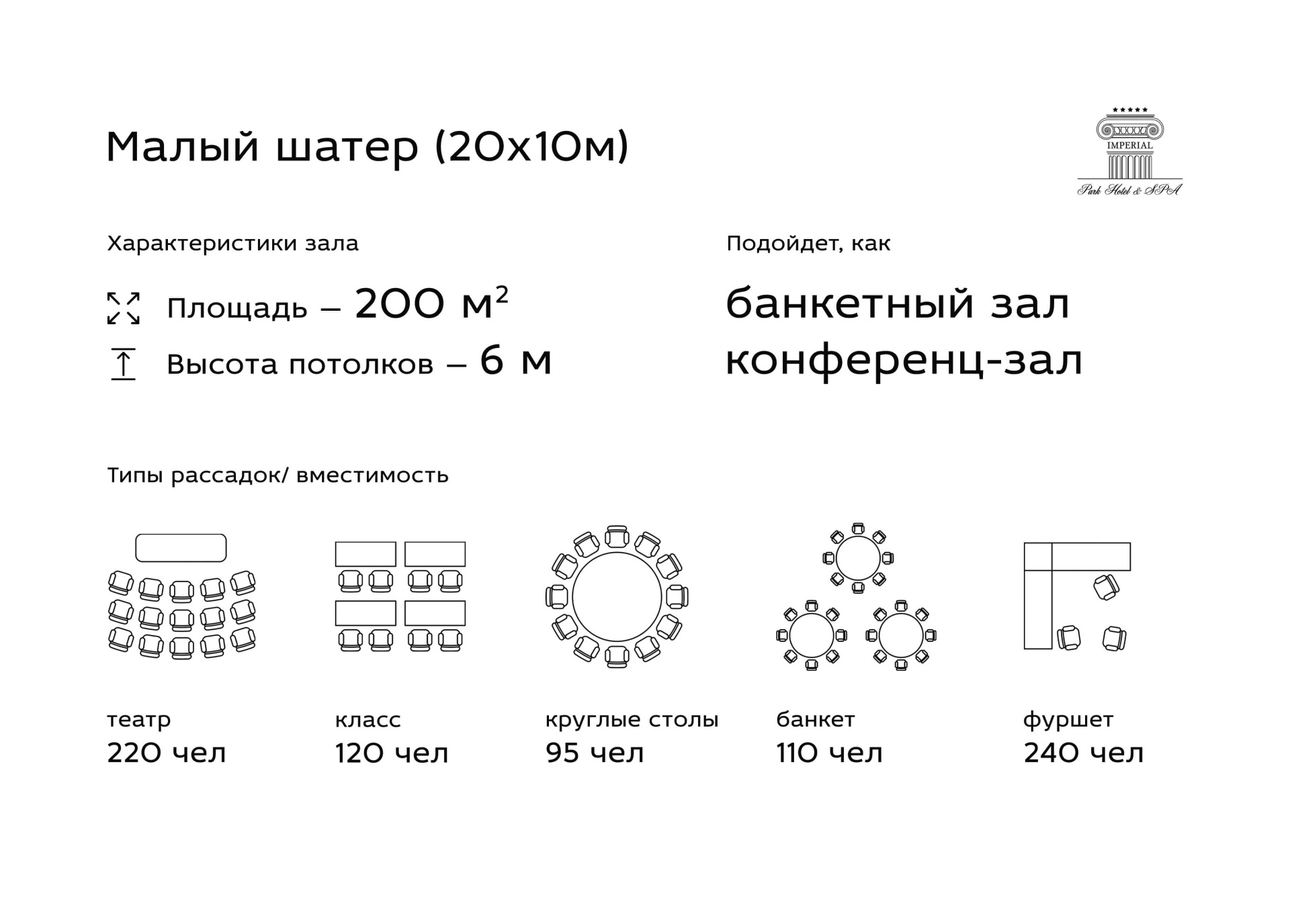 Банкетные шатры для корпоративного празднования - Империал Парк Отель & SPA